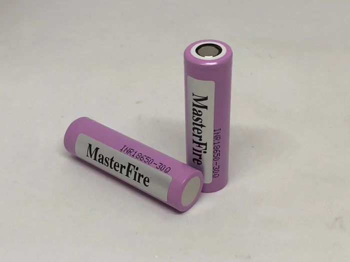 

2pcs/lot MasterFire Original 3.7V 3000mAh 18650 Battery INR18650-30Q 30Q Discharge 15A Rechargeable Lithium Batteries Cell