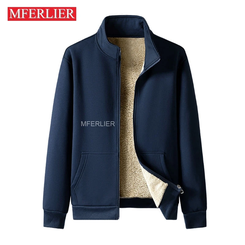 

Spring Winter Large Size Fleece Jackets Men 5XL 6XL 7XL Bust 136cm Warm Jackets