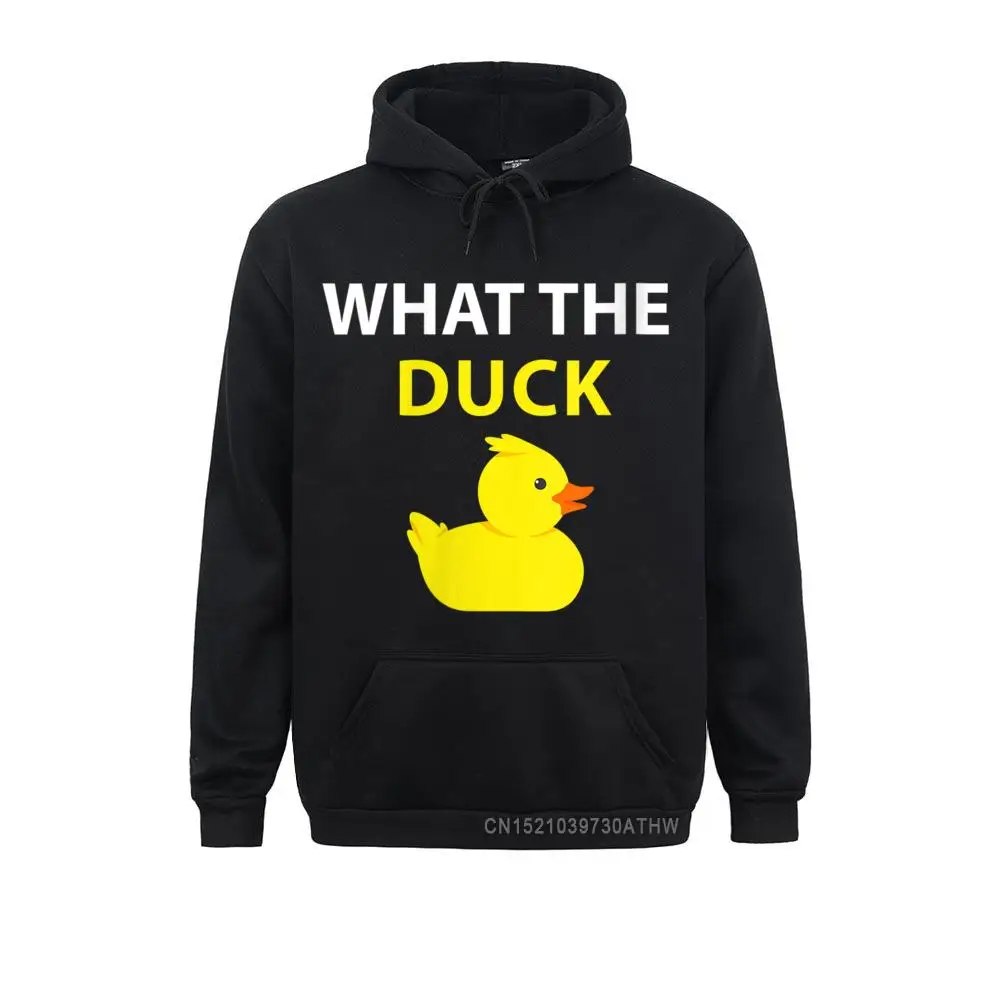 Womens What The Duck Rubber Duck Hooded Tops Gift Winter Men's Hoodies Sportswears 2021 Discount Long Sleeve Men Sweatshirts