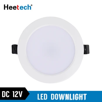 Led Downlight 12V DC Einbau Runde LED Decke Lampe 36W 24W 18W 12W 9W 6W 3W LED Spot licht dekoration Decke Lampe 12 Volt