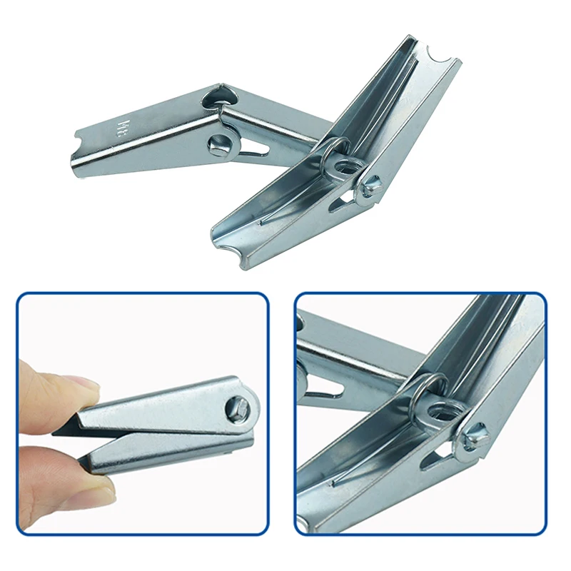 LUHUICHANG 20Pcs/Lot M4 M5 M6 M8 M10 Plasterboard hollow wall cavity wall fixing spring toggle anchor