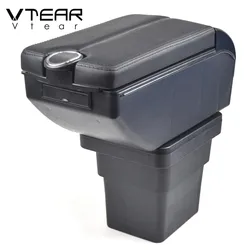Vtear For Mitsubishi Xpander Armrest Interior Center Console Storage Box Arm Rest Car-styling Decoration Accessories Parts