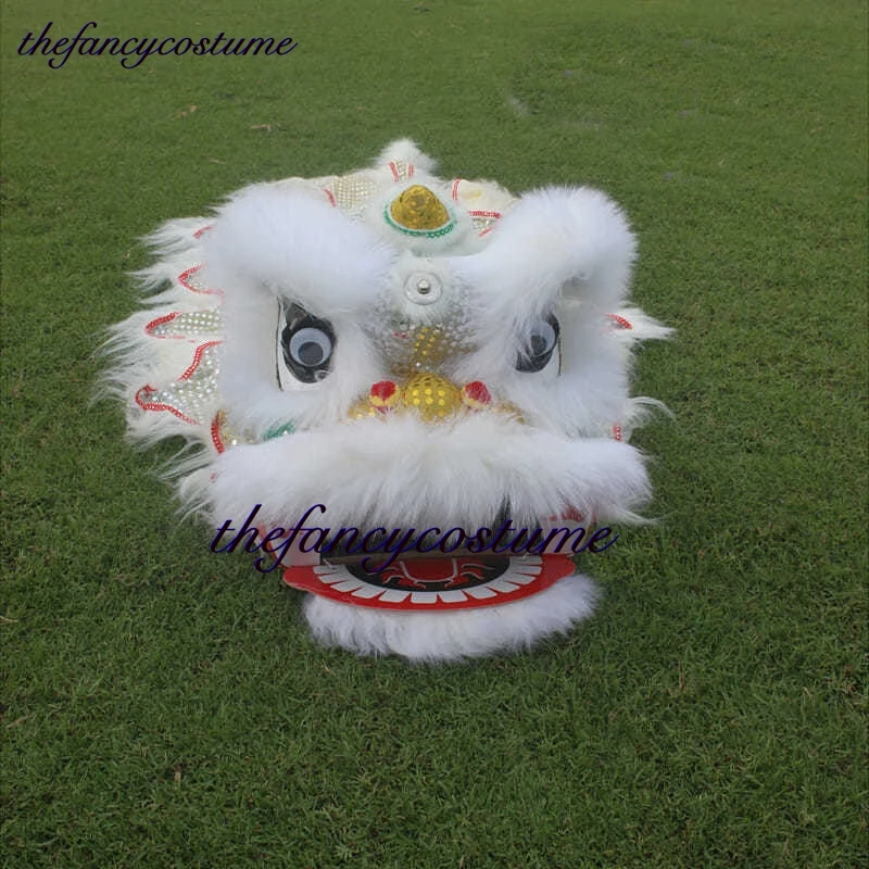 14 inch Royal Lion Dance Mascot Costume Children 5-12 Age Family Props Outfit Dress Party Carnival Chinese Culture Festival