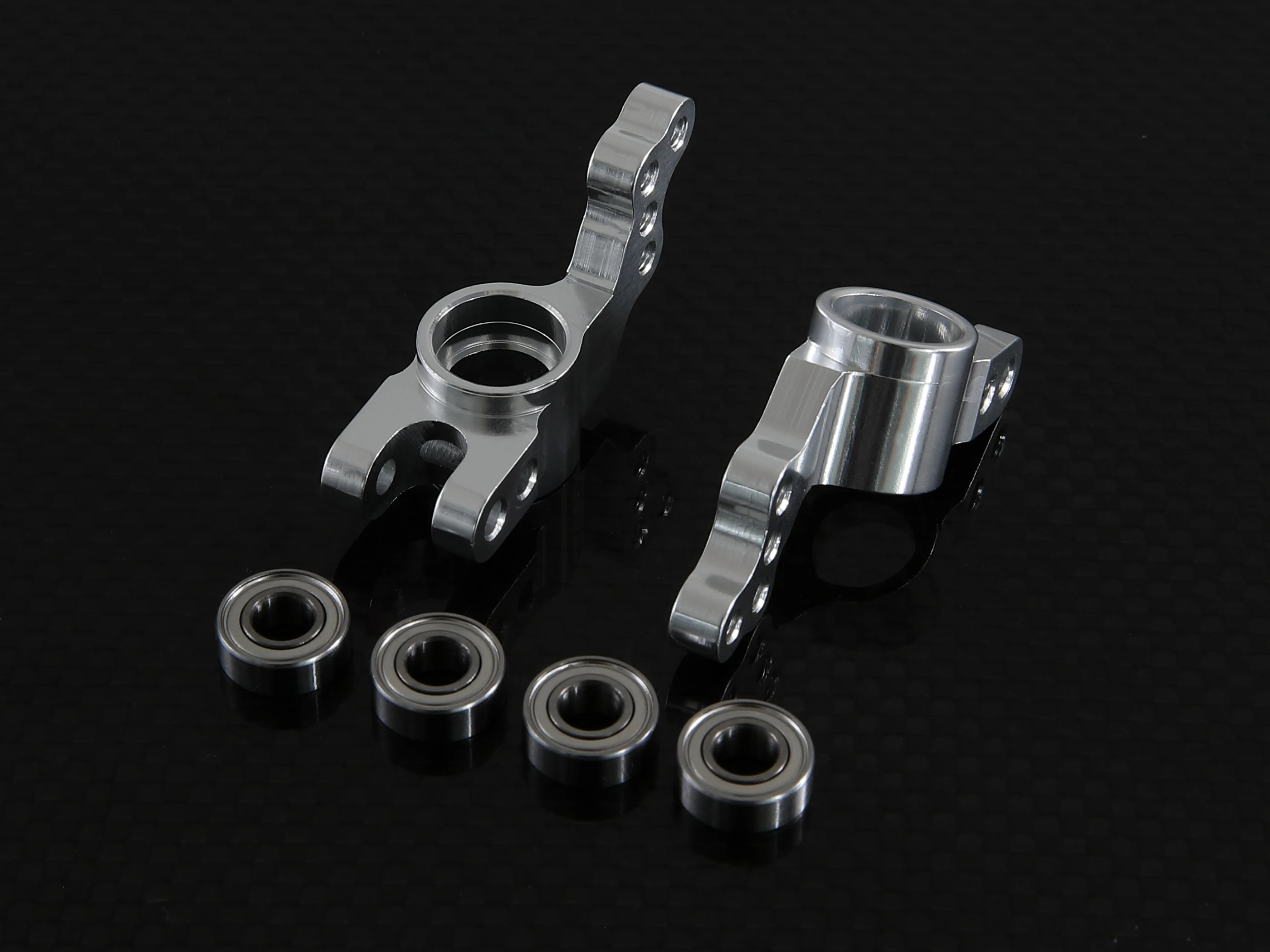 GTB CNC Aluminium Hinterradnabensatz für 1/10 RC Auto HPI RS4 3 Evo Nitro Upgrade-Teil – Detail 3