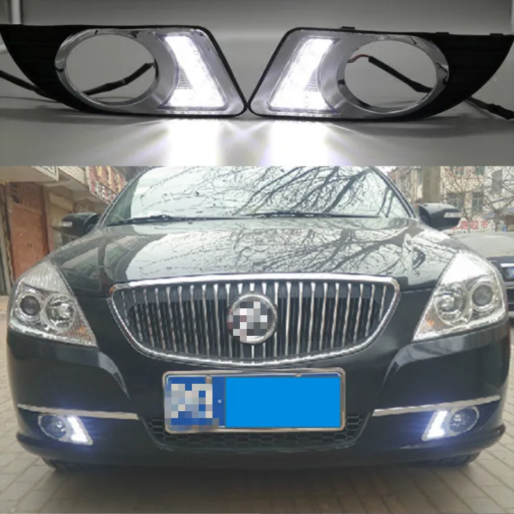 

2PCS For Buick Excelle 2008-2012 Auto LED Daytime Light Running Light DRL Front Fog Lamp Day Light