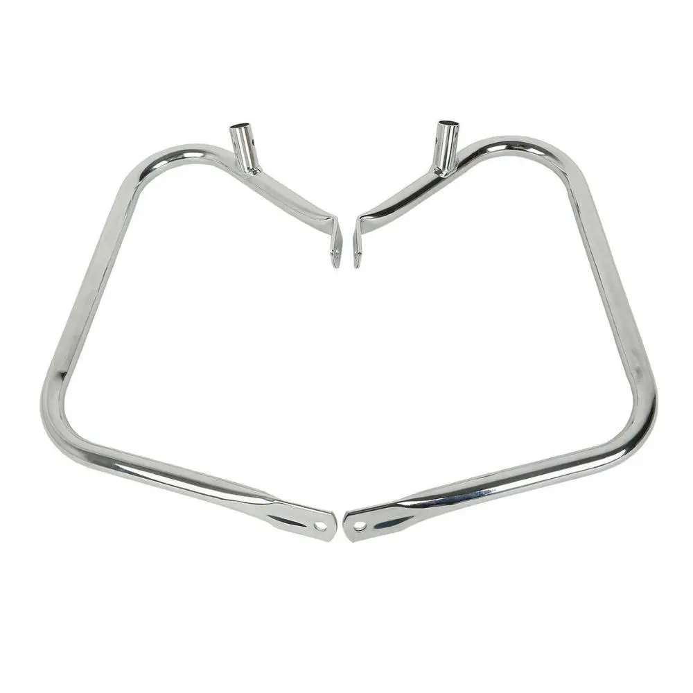 Motorcycle Saddlebag Bags Steel Guard Bracket For Harley Touring Road King Electra Glide Road Glide 1997-2013