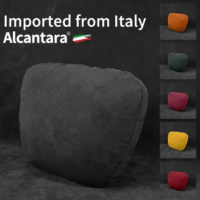 For Ferrari 488 Roma 812 F8 SF90 Portofino Alcantara Car Headrest Car Seat Pillow Car Neck Pillow