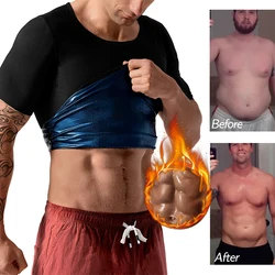 POP-Chaleco moldeador de cuerpo para hombre, adelgazante camiseta sin mangas, ropa interior de gimnasio, corsé para quemar grasa, recortador de entrenamiento