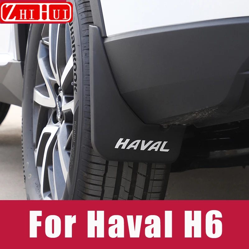 For GWM Haval H6 3th 2021 2022 2023 Car Mudguards Plastic Fender Cover Flares Splash Guard Cover Exterior Mud Flaps Accessories