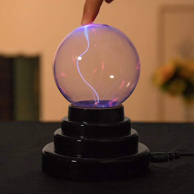 2020 Plasma Ball Atomosphere Night Light Lava Lamp Supply By USB and AAA Batteries Kids Gift Magic Lightning Bolt LED Lampen