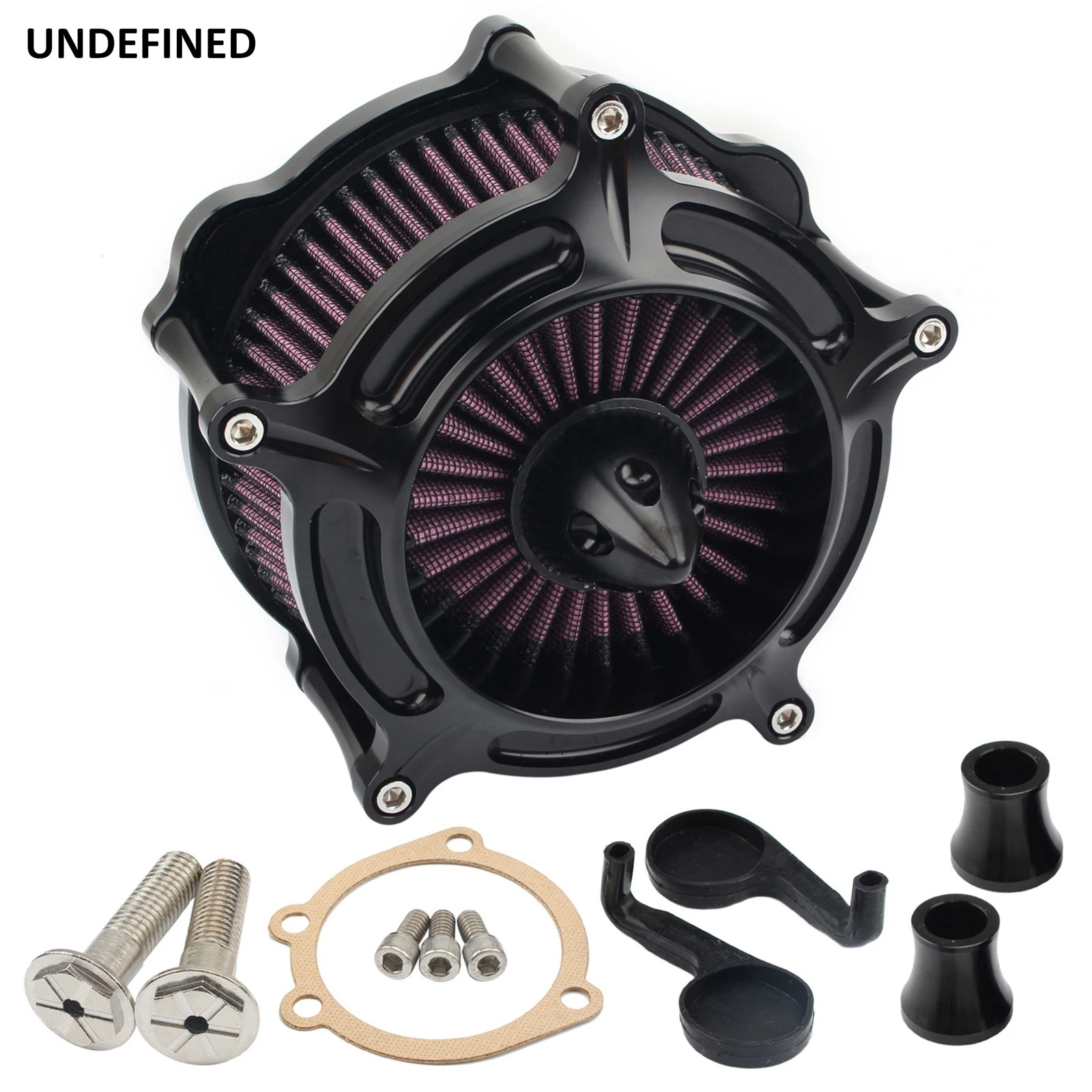 Air Filters Black Turbine Motorcycle Air Cleaner Intake Filter For Harley Sportster Iron XL 883 1200 Forty-Eight Seventy-Two