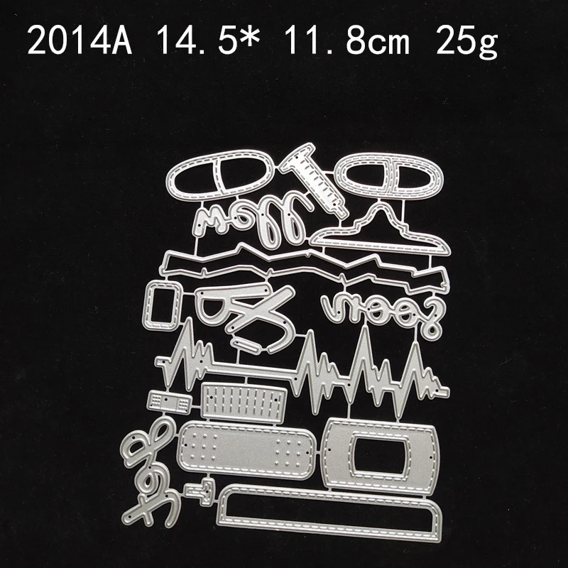 Monkey Medical Metal Cutting Dies for DIY Scrapbooking Photo Album Decorative Embossing DIY Paper Cards