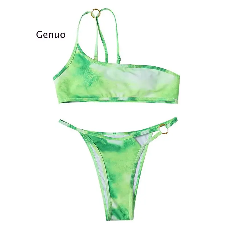 2021 New Arrival Women Swimwear Gradient Color Maillot De Bain Sexy Bikini Push Up Summer Bathing Suit Female Swimsuit