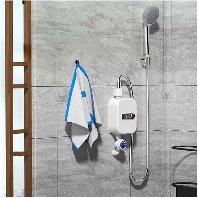 Water Heater Shower Instant Electric Water Electric Water Heater 3500W Digital Display For Bathroom