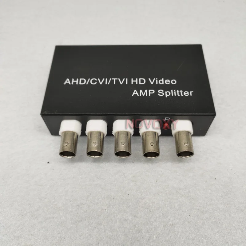 NOVOXY 1 In 4 Out 2mp 1080P AHD CVI TVI BNC Video Distributor Amplifier 1CH To 2CH Splitter For CCTV Security Camera