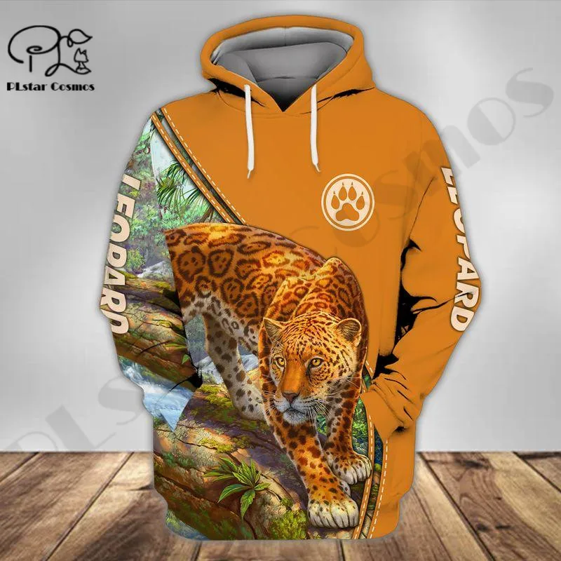 

PLstar Cosmos 3D Printed Fractal Leopard Art Animal Newest Harajuku Premium Streetwear Unisex Casual Hoodies/Sweatshirt/Zip T-4