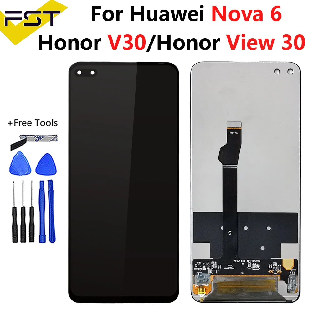 

6.57'LCD Display for Huawei Honor V30 LCD Display Screen Touch Digitizer Assembly LCD Display Honor View30 /Nova 6 Display Parts