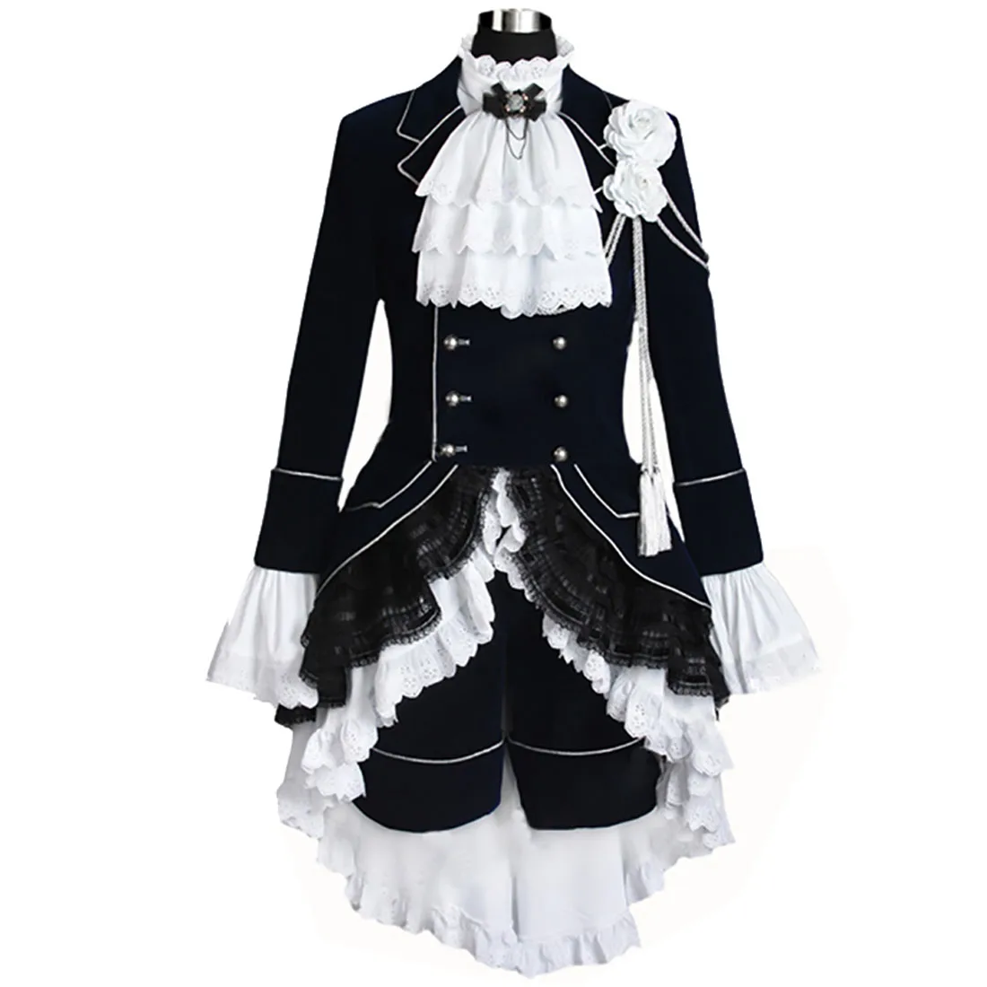 2019 Black Butler Cosplay Ciel Phantomhive Black Cosplay Costume