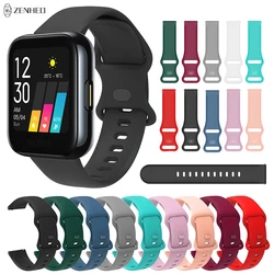 Silicone Strap For Realme Watch 3/2/2 Pro Bracelet Replacement Watch Band For Realme Watch S