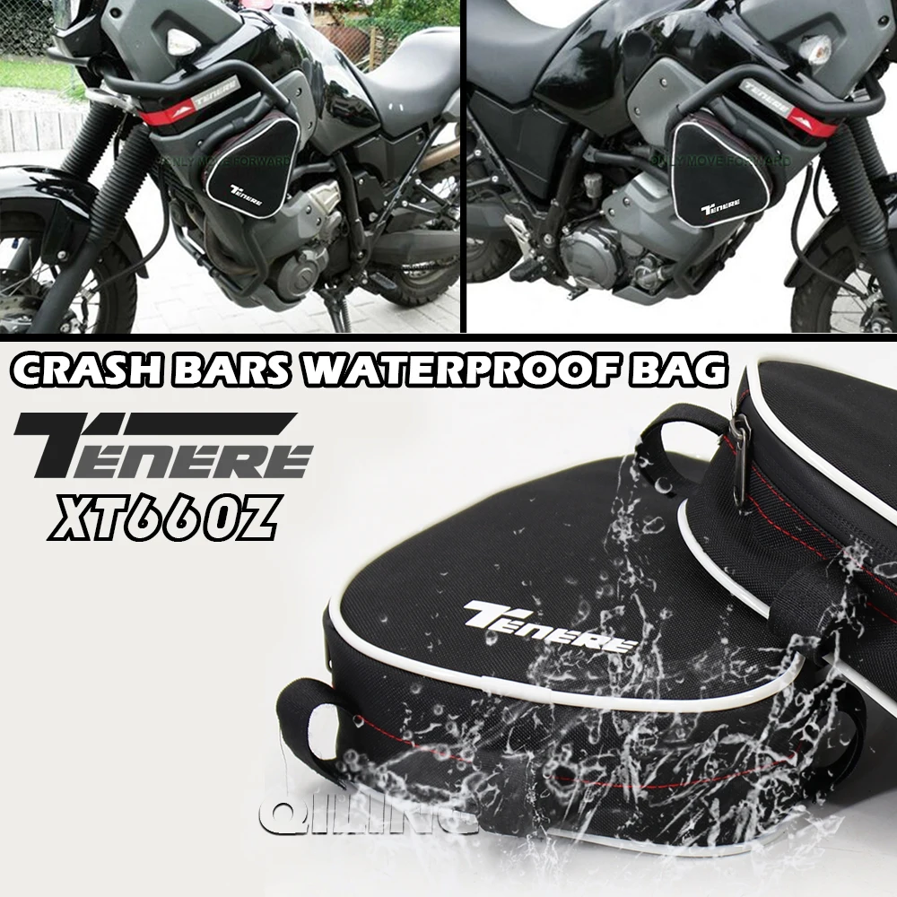 

Motorcycle Bags For Yamaha Tenere 660 xtz660 XT660Z T660 Frame Crash Bars Bag Waterproof Bag Tool Placement Bag Frame Bags