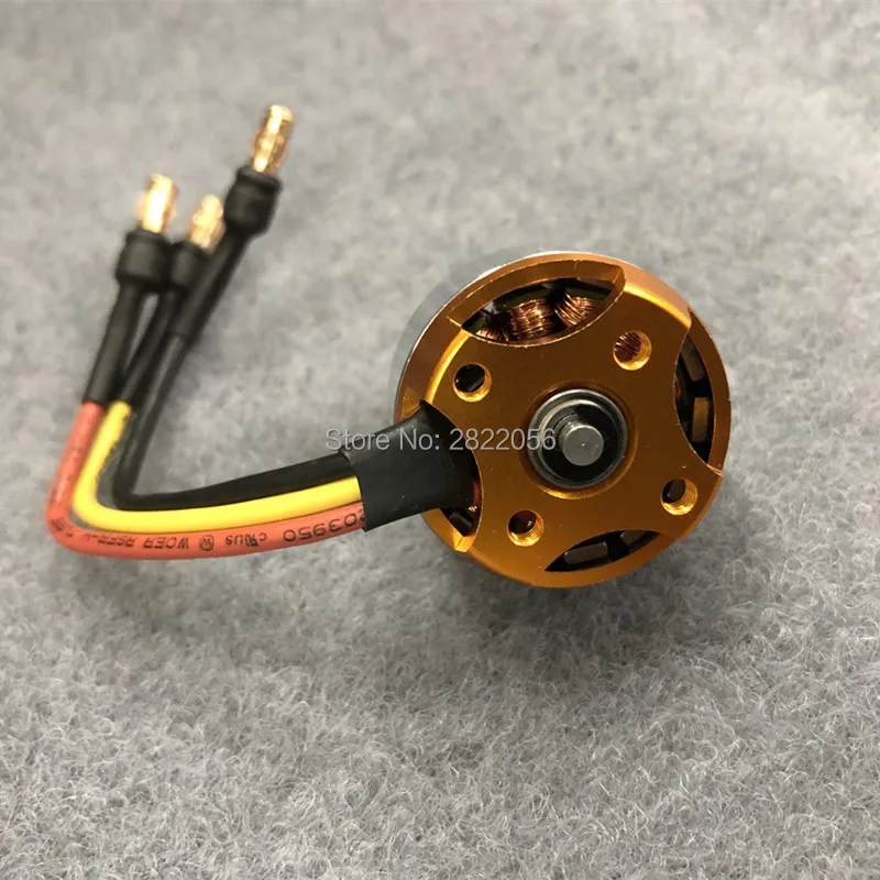 Motor eléctrico CC sin escobillas, Kit de avión planeador, A2208 KV1100 KV1400 KV1800 KV2600 para aviones/barcos/vehículos RC, 1 ud.