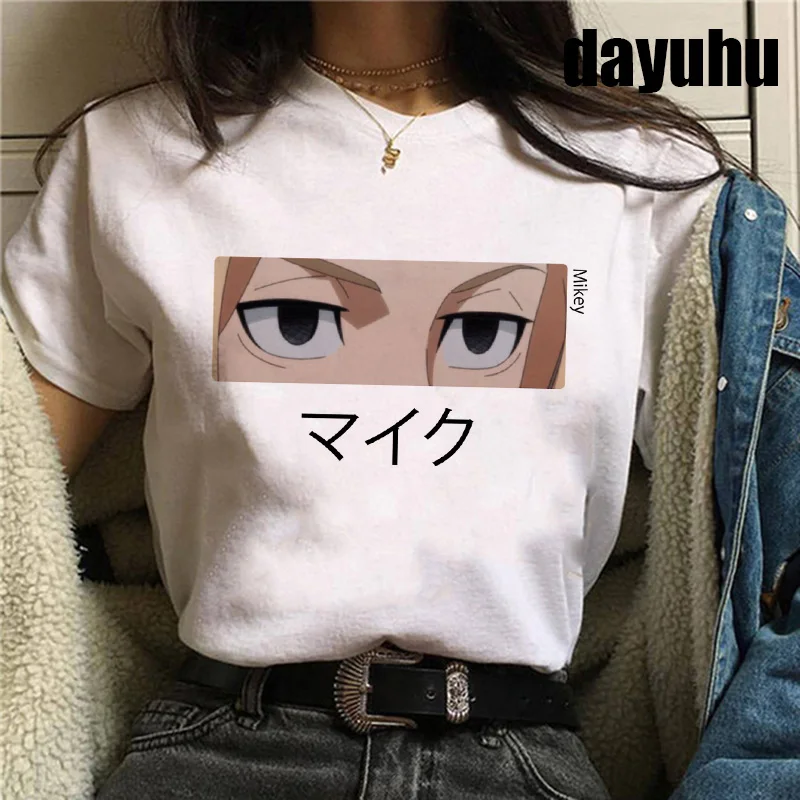 Japanese Anime Tokyo Revengers T Shirt Men Kawaii Harajuku Summer Tops Tokyo Revengers Graphic Tees Cartoon Unisex T-shirt Male