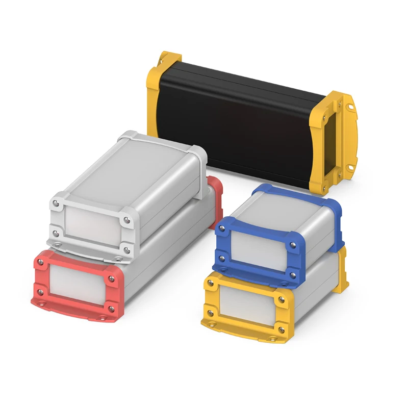 80W40H Wall-Mount Aluminum Material Box Cutting Design PCB Board Custom Project Instrument Junction Custom Electronic Enclosure - Image 5