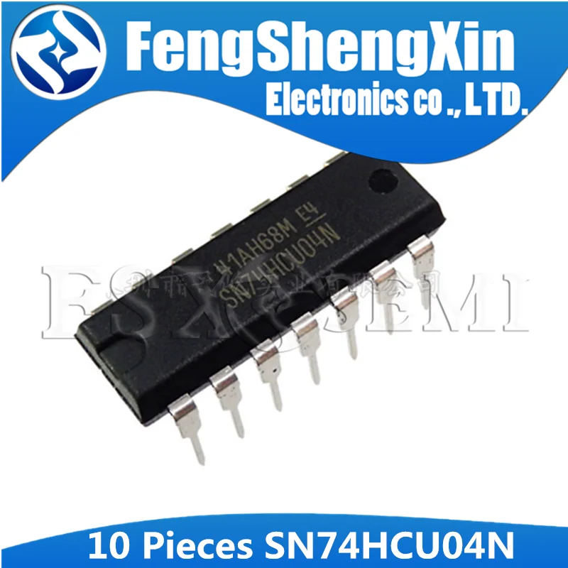 

10pcs SN74HCU04N DIP-14 74HCU04 DIP 74HCU04AP DIP14 74HCU04N HEX INVERTERS IC