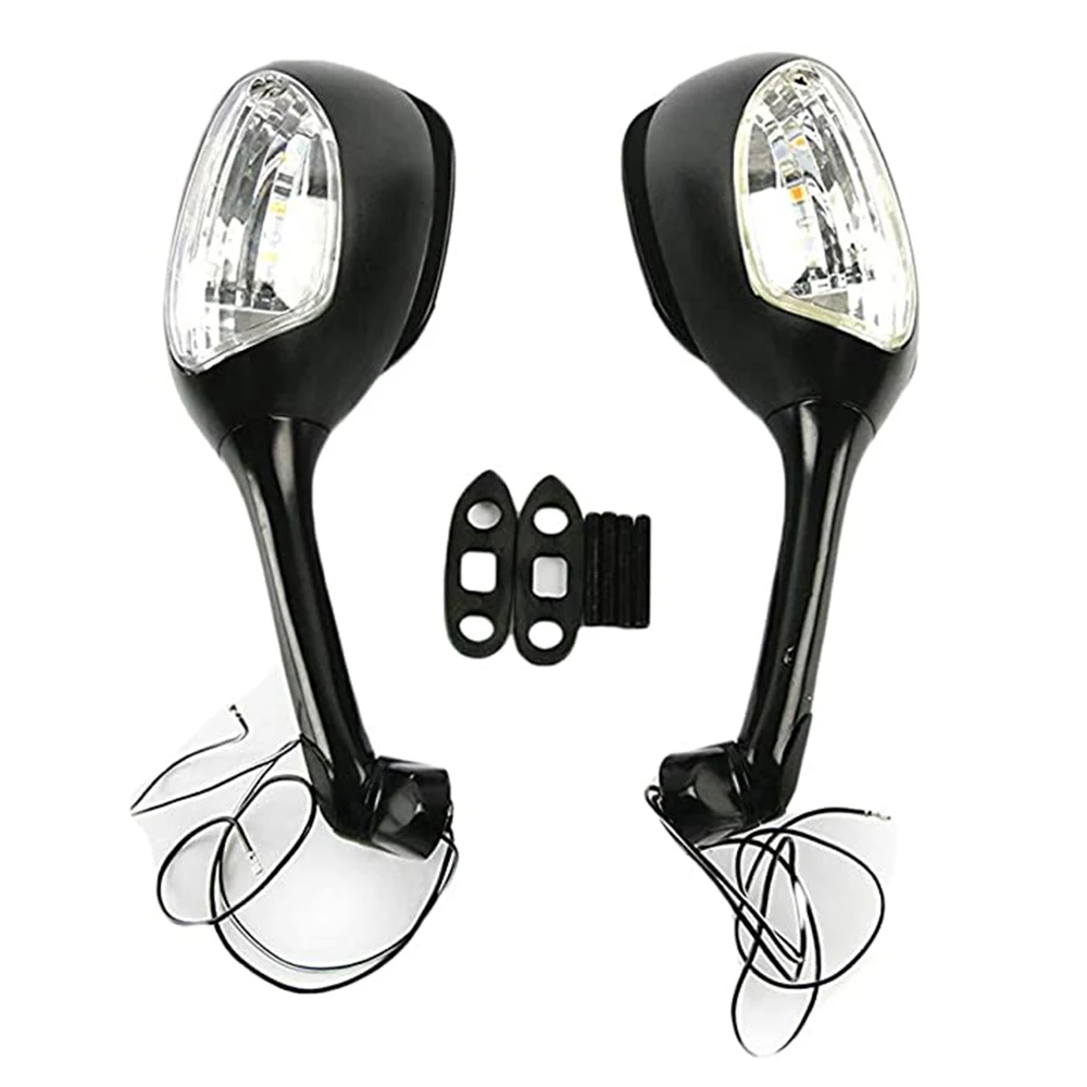 Motorcycle LED Turn Signal Mirror Rearview Side Mirror For Suzuki GSXR 600 750 1000 K5 K6 K7 K8 K9 SV650 SV650S SV1000 SV1000S