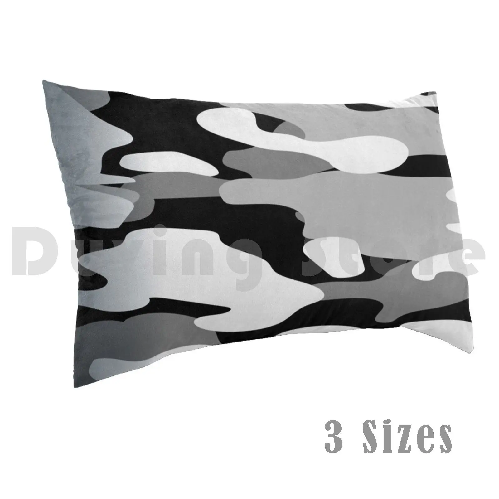 Military Army Camouflage White And Black Military Army Pattern Pillow Case 20*30 Inch Camouflage Military