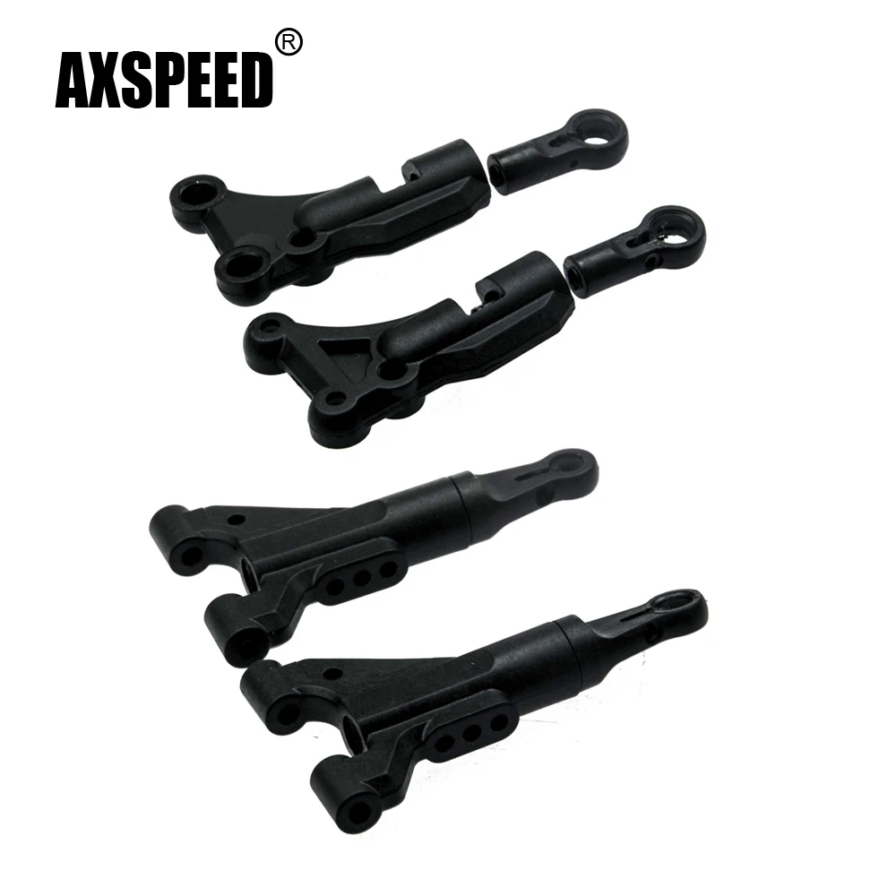 AXSPEED Front Composite Upper Lower Suspension Arm for 3Racing Sakura D4 AWD RWD 1/10 RC Drift Racing Car Parts Accessories