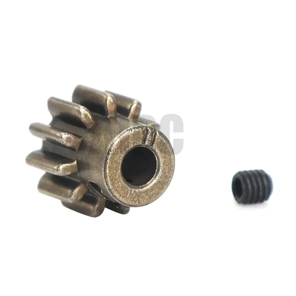 AJRC-engranaje recto de acero duro, dientes de motor para 0,8 RC modelo Crawler Traxxas TRX-4 TRX4 TRX-6, 45T, 8053 M, 32P #1/10, 11T