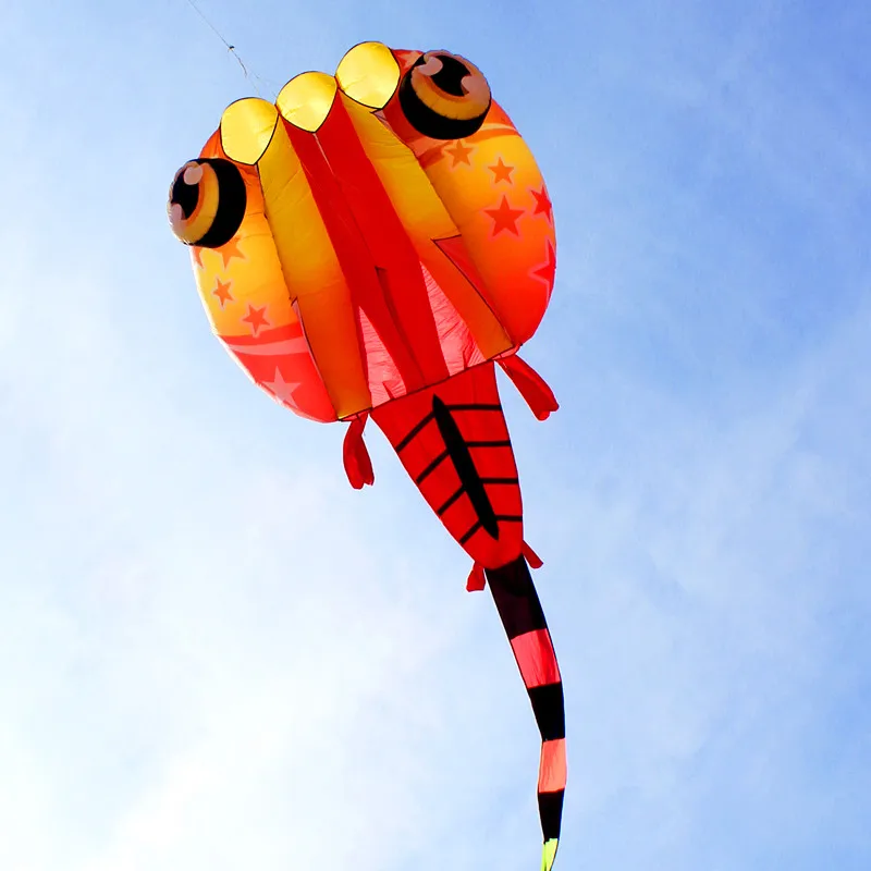 

free shipping large tadpole kite for adults outdoor toys flying papalotes cometas grandes windsurfing kite professional fun koi