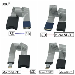 SD Card Female To TF Micro SD Male SD To SD/TF To TF Flexible Card Extension Cable Extender Adapter Reader Drop Ship 10CM-60CM