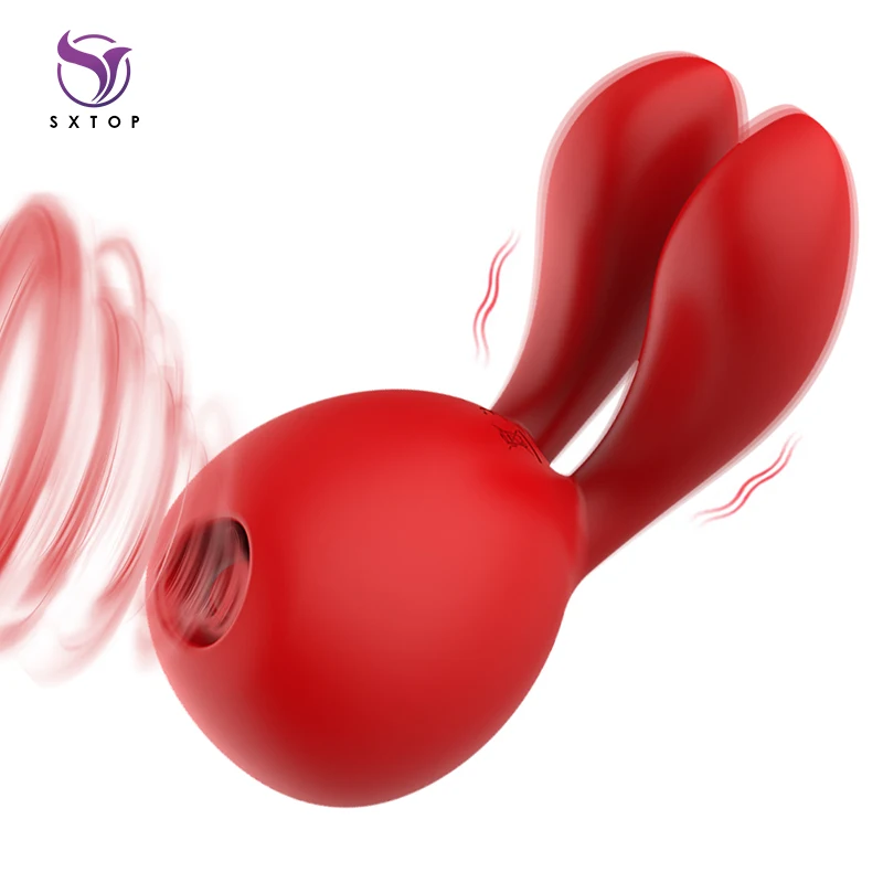 

Rabbit Clitoris Sucker with 8 Vibration Modes Women Mini 5 Suction Modes Vibrator Powerful Multiple Stimulation Massager Sex Toy