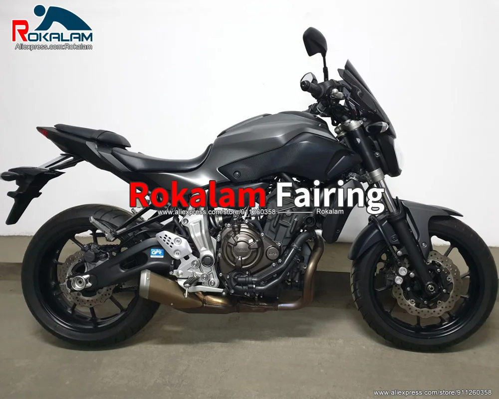 ABS Fairings For Yamaha MT-07 2012 2013 2014 2015 2016 2017 MT07 12 17 Black Motorcycle Cowlings (Injection Molding)