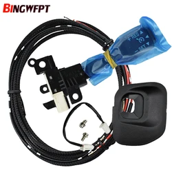 Interruptor de Control de crucero 84632-34011 84632-34017 84632-0F010 45186-47030-C0 cubierta del volante negro gris oscuro para Toyota Prius