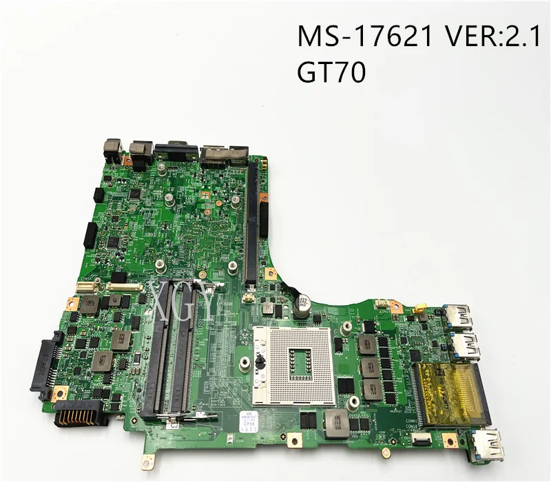 Laptop Motherboard For MSI GT70 MS-1762 MS-17621  VER 2.1 1.0 DDR3 Non-integrated 100% Tested Ok