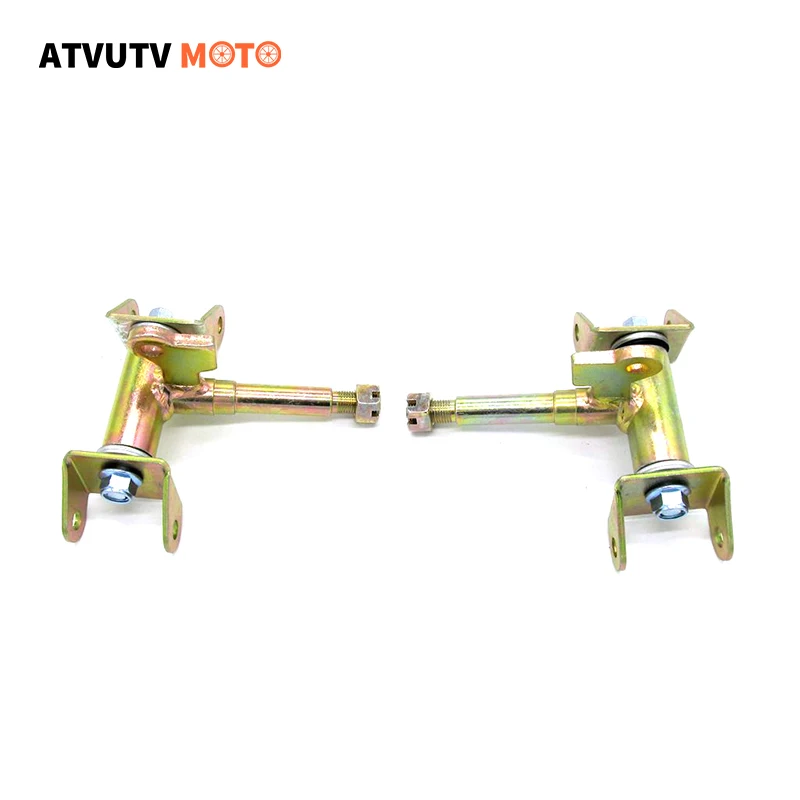 1pair 10*14MM Drum Brake Horn Hub Brake Steering Section Rocker Arm For for 150cc 250cc ATV Kart Buggy Strut Knuckle Spindles