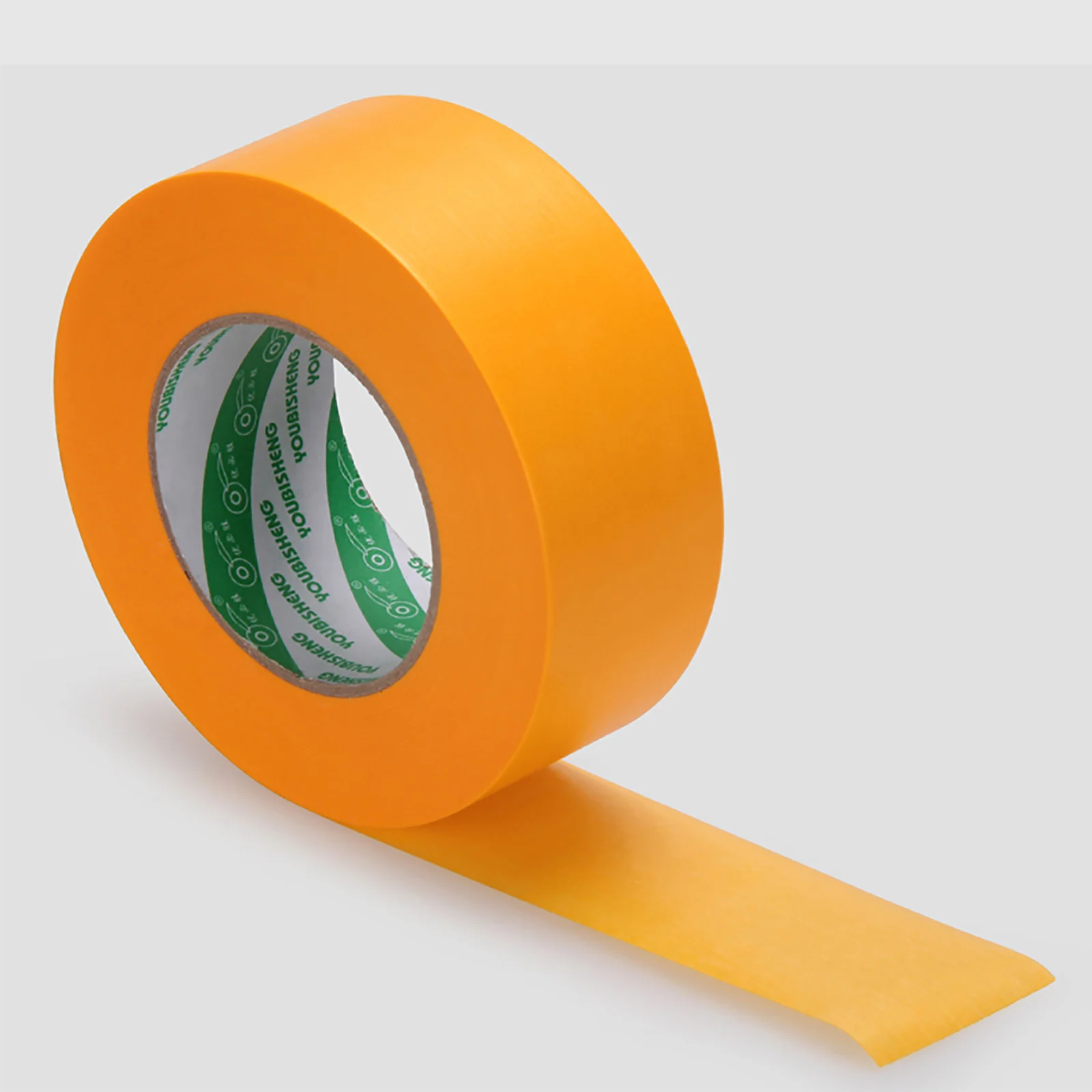 Cinta adhesiva amarilla de 25M, 50M y 100M de largo para álbum de recortes, pintura en aerosol para decoración de interiores y exteriores, 10-50mm de ancho