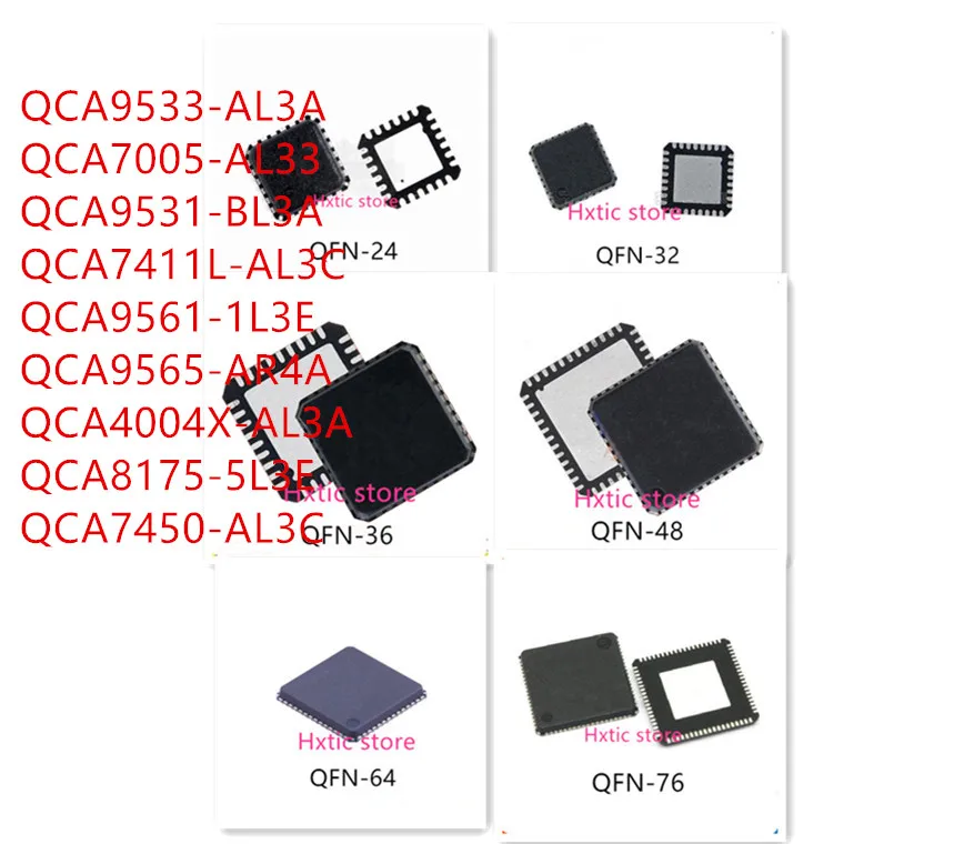 

10PCS QCA9533-AL3A QCA7005-AL33 QCA9531-BL3A QCA7411L-AL3C QCA9561-1L3E QCA9565-AR4A QCA4004X-AL3A QCA8175-5L3E QCA7450-AL3C IC