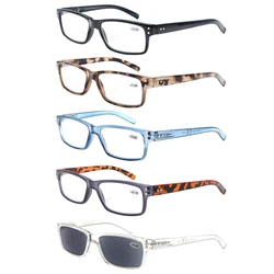Reading Glasses for Men Women Square Design Frame Hign Quality Readers Eyeglasses Spring Hinge Sunglasses Reading +1.0~+4.0