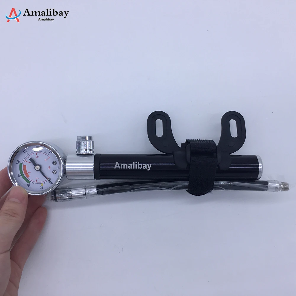 Mini pompa per pneumatici ad alta pressione con manometro per Xiaomi M365 1s Pro2 pompa per gonfiaggio ad aria a mano per Scooter per Ninext MAX G30 Es2 4