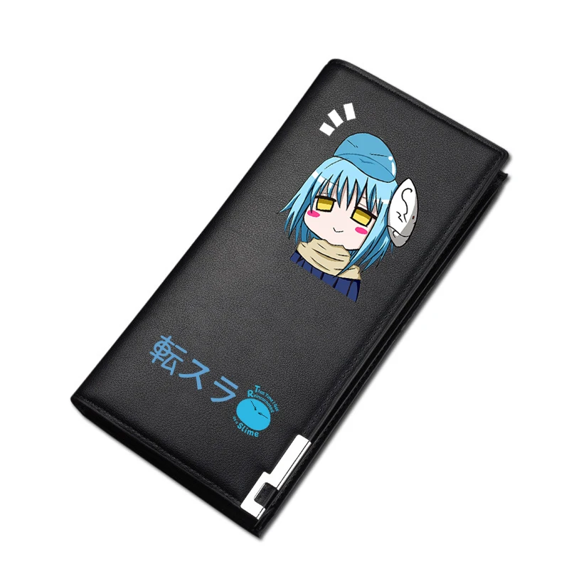 That Time I Got Reincarnated as a Slime Anime Coin Purses Kawaii ID Card Holder Pu Leather Short Wallets Cartoon Money Bag