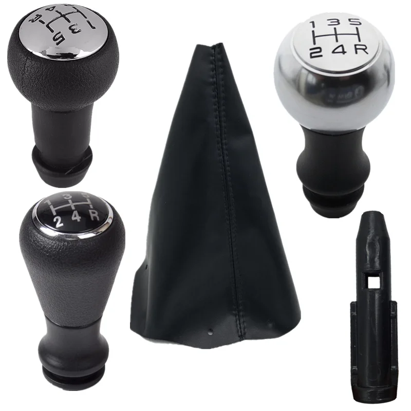 Gear Shift Knob Sleeve Adapter Boot for CITROEN C1 C3 C4 / For PEUGEOT 106 107 205 206 207 306 307 308 309 405 406 607 806 807