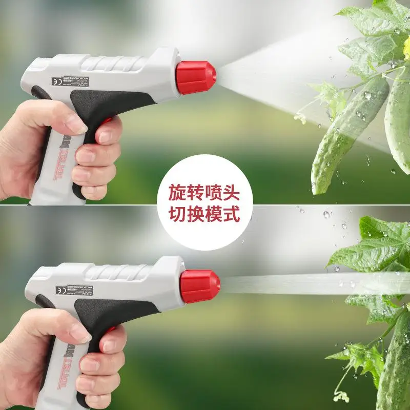 Pistola a spruzzo elettrica ad alta pressione dell'ugello regolabile 4.2V, pistola a spruzzo del cioccolato della torta, spruzzatore dell'erba e del fiore