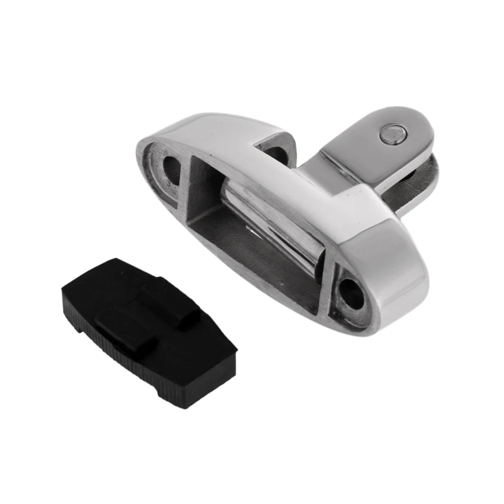 Boat Bimini Top Swivel Deck Hinge Marine 316 Stainl Steel W Rubber Pad