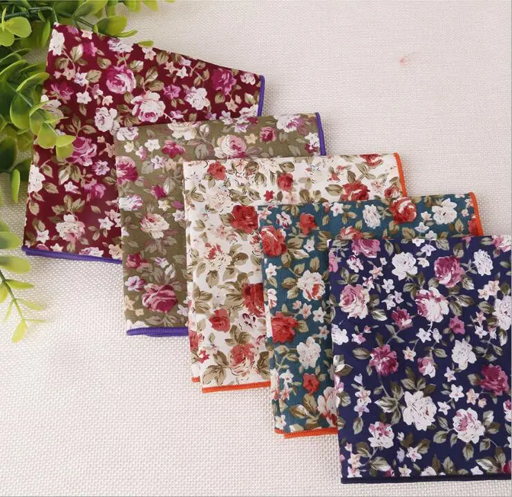 GUSLESON Nổ Nam Phong Cách Bộ Khăn Giấy Họa Tiết Paisley Cotton Túi Hoa Bỏ Túi Vuông Kinh Doanh Ngực Khăn Hanji Quý Ông Phù Hợp Với