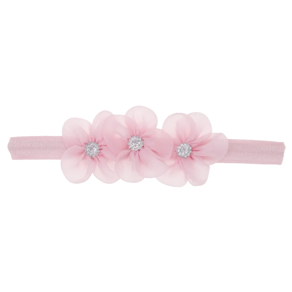 Baby Headband Flower Girls with Rhinestone Hair Bands Girls Kids Headbands Newborn headwear baby Hair Accessories