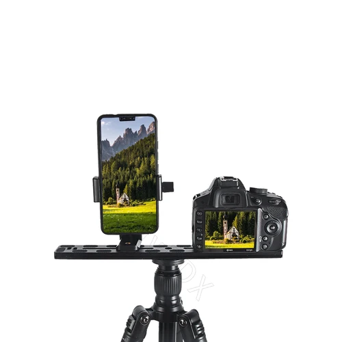 Imagen 2 del producto Placa de liberación rápida, adaptador de placa de cabeza de cámara con tornillo 1/4, tripo Pu400 para cámara SLR, trípode de cabeza de bola suiza arca